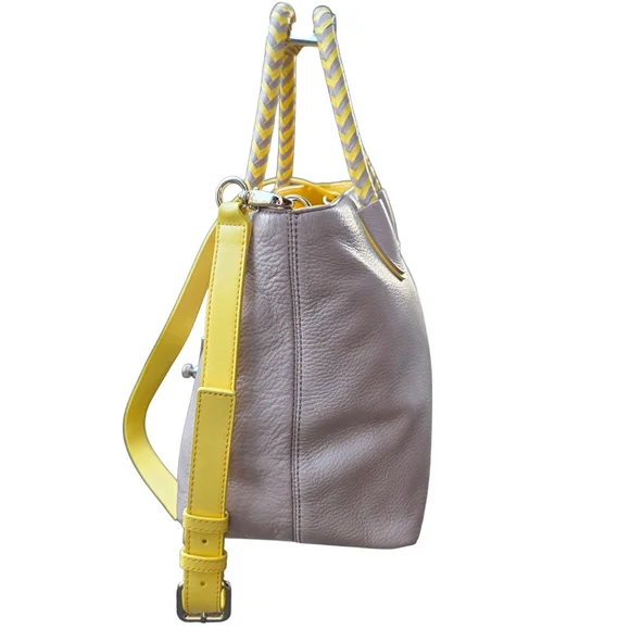 Kate Spade STORYBOOK LINED Woods Drive Satchel w/ Crossbody Strap - Picture 5 of 10